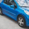 Maxton Sideskørter til 207  Non-facelift Sport  Blank Sort - Image 2