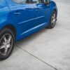 Maxton Sideskørter til 207  Non-facelift Sport  Blank Sort - Image 4