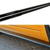 Maxton Sideskørter til Megane RS MK2   Blank Sort