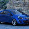 Maxton Frontsplitter til Corsa D Standard facelift  Blank Sort